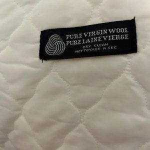 Beautiful Vintage Cream Wool Coat